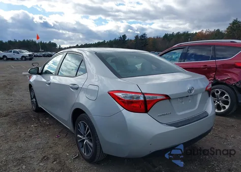 2016 Toyota Corolla Le Plus из США, поврежденный, VIN 5YFBURHE3GP519285